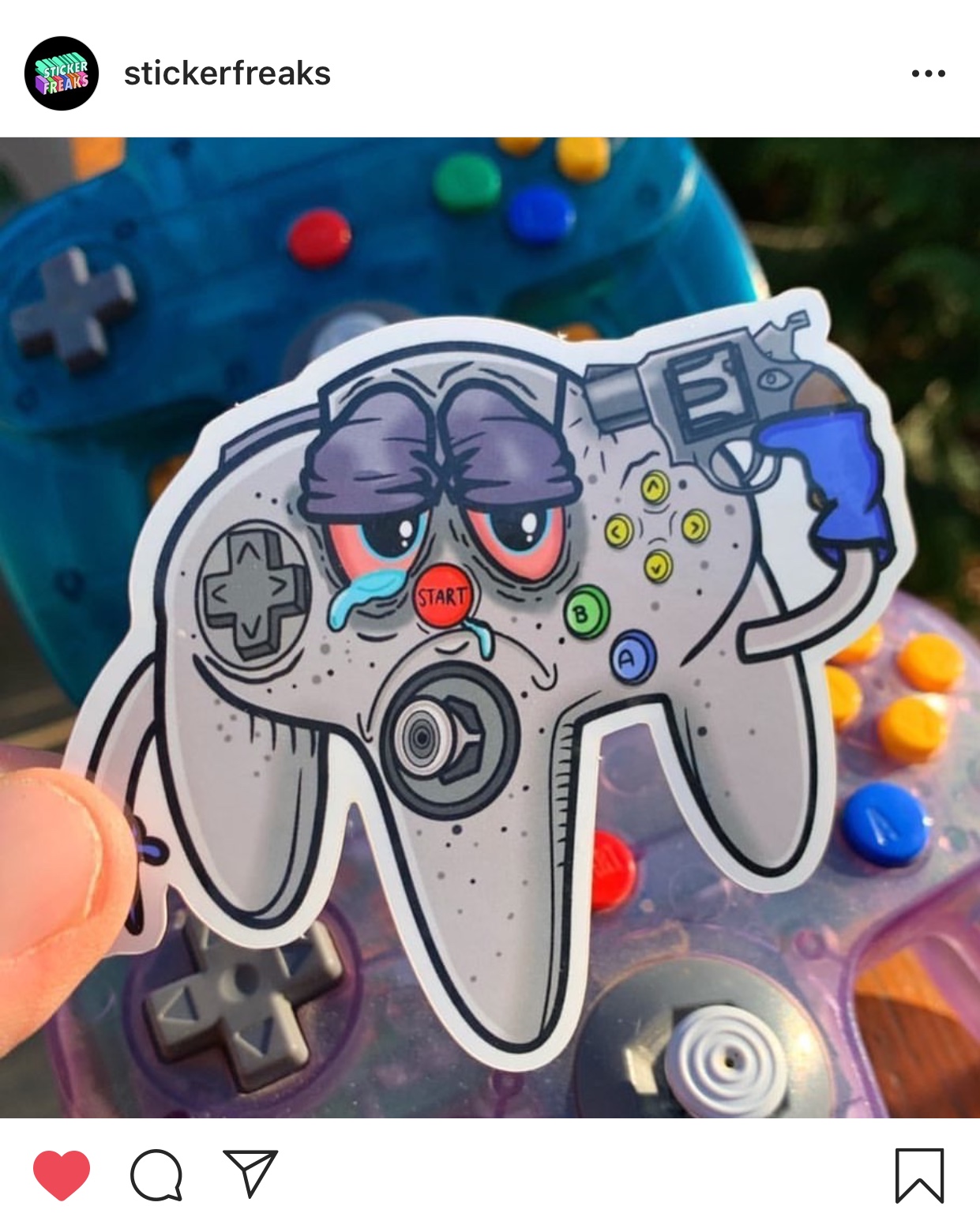 game controller - Sticker stickerfreaks Freaks Start oo