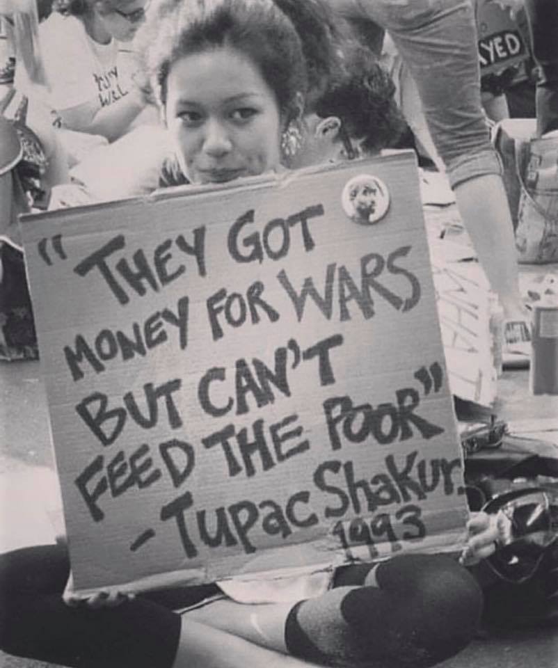 monochrome photography - Ny Wh They Got 3 Money For Wars But Can'T Feed The Poor Tupac Shakur 1993