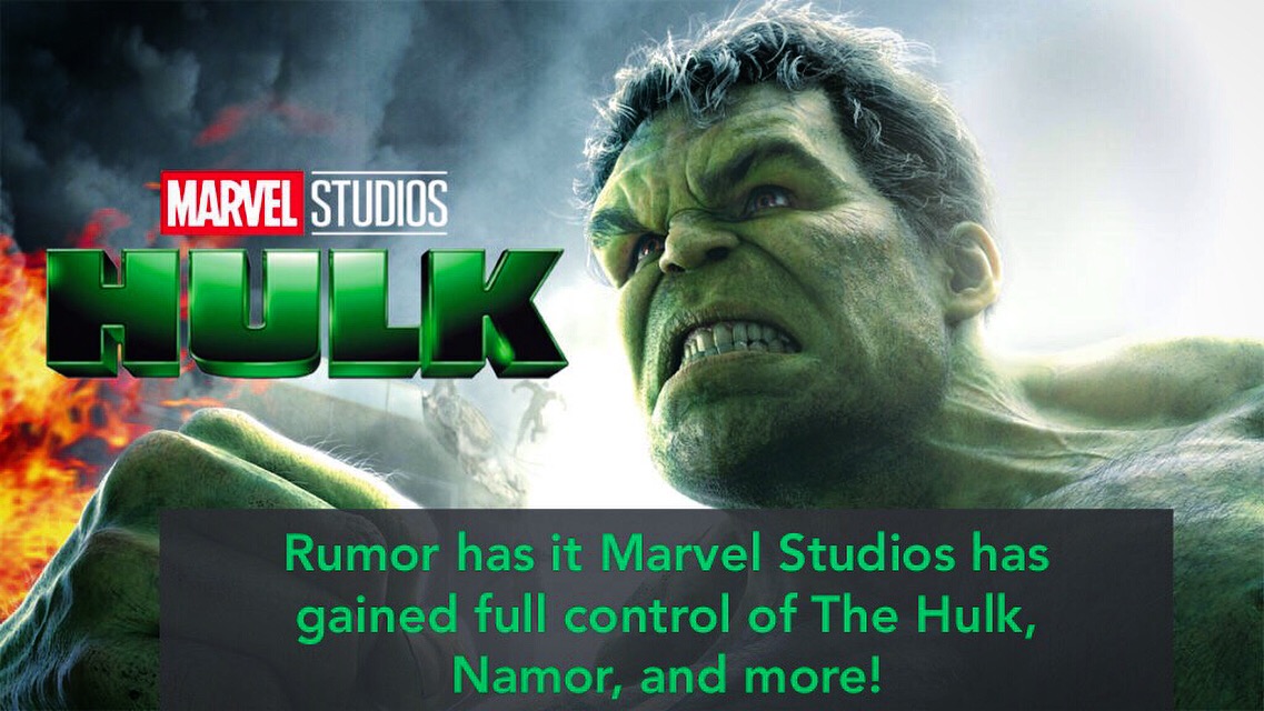 hulk mcu - Marvel Studios Rumor has it Marvel Studios has gained full control of The Hulk, Namor, and more!