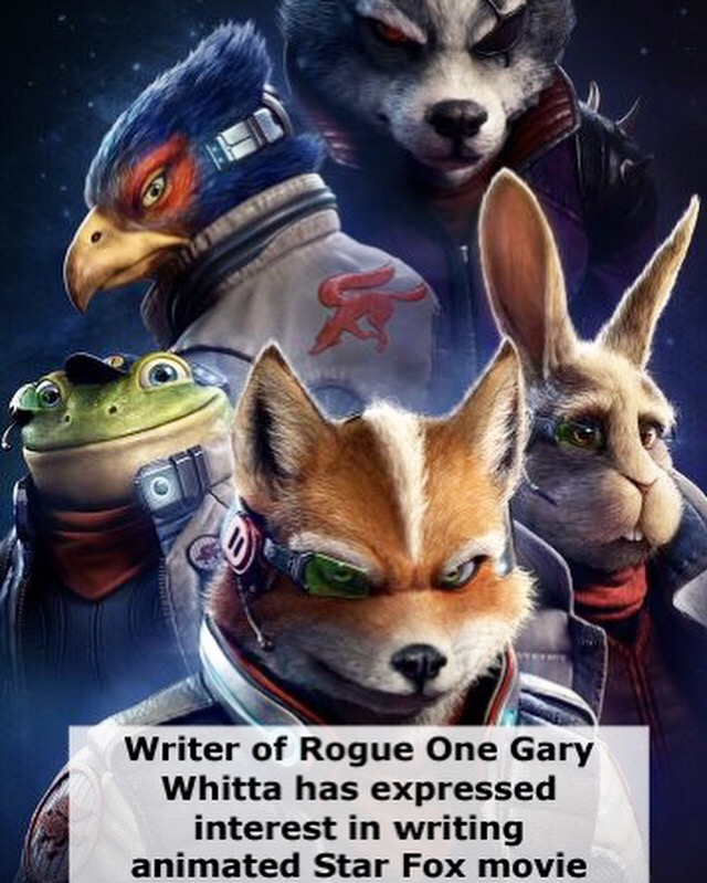 Star Fox - Writer of Rogue One Gary Whitta has expressed interest in writing animated Star Fox movie