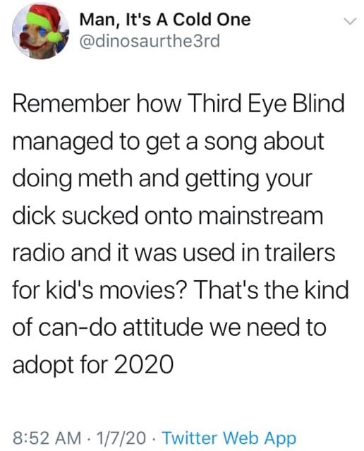 blaire white kat blaque - Man, It's A Cold One Remember how Third Eye Blind managed to get a song about doing meth and getting your dick sucked onto mainstream radio and it was used in trailers for kid's movies? That's the kind of cando attitude we need t