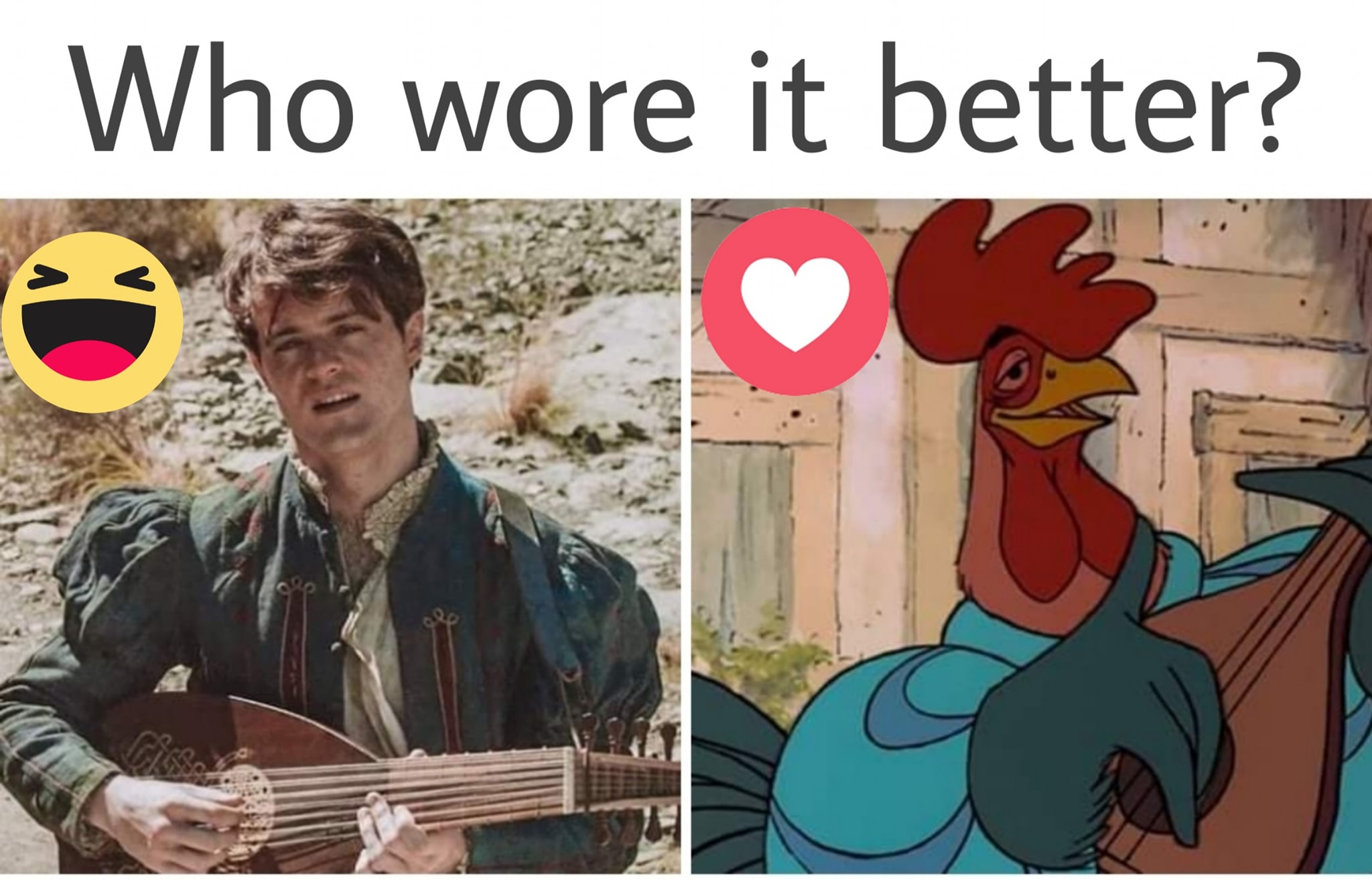 cartoon - Who wore it better?