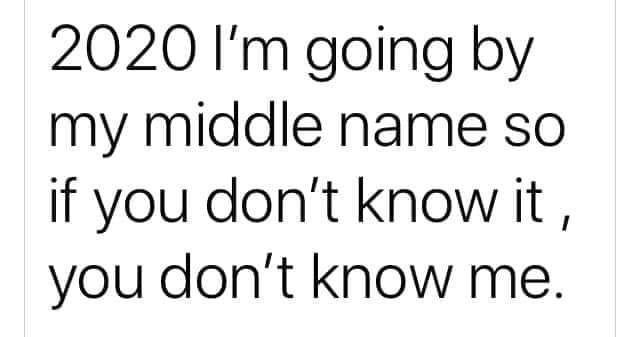 alphabet art nouveau - 2020 I'm going by my middle name so if you don't know it, you don't know me.