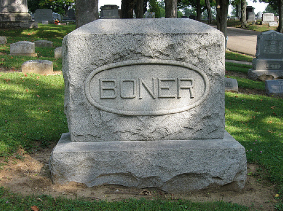 funny gravestone - cemetery - boner