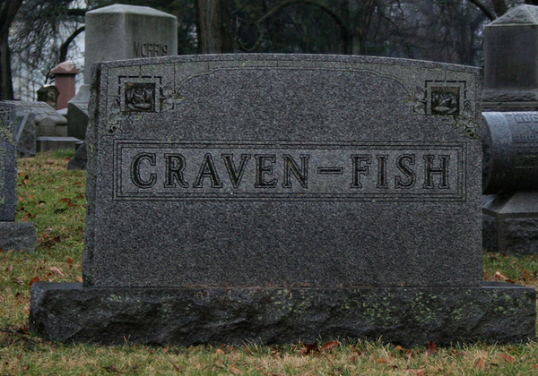 funny gravestone - headstone - CravenFish