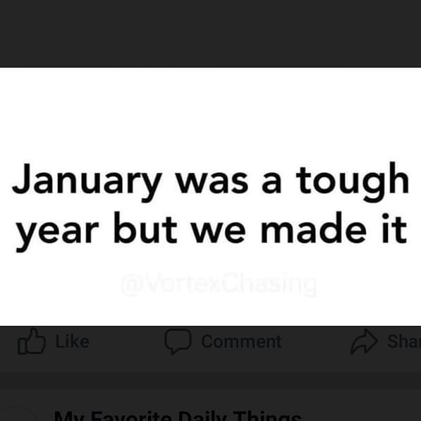 Humour - January was a tough year but we made it O Comment @ Shan My Cavorite Daily Things