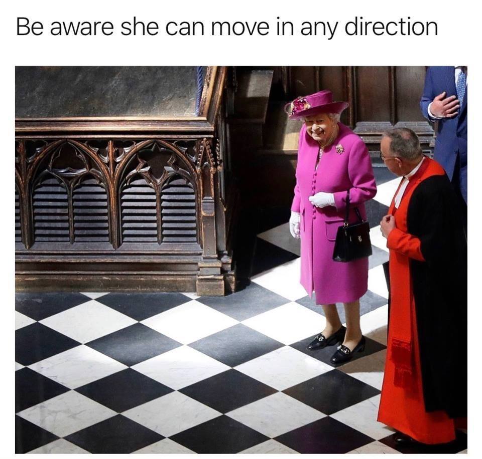 queen chess meme - Be aware she can move in any direction