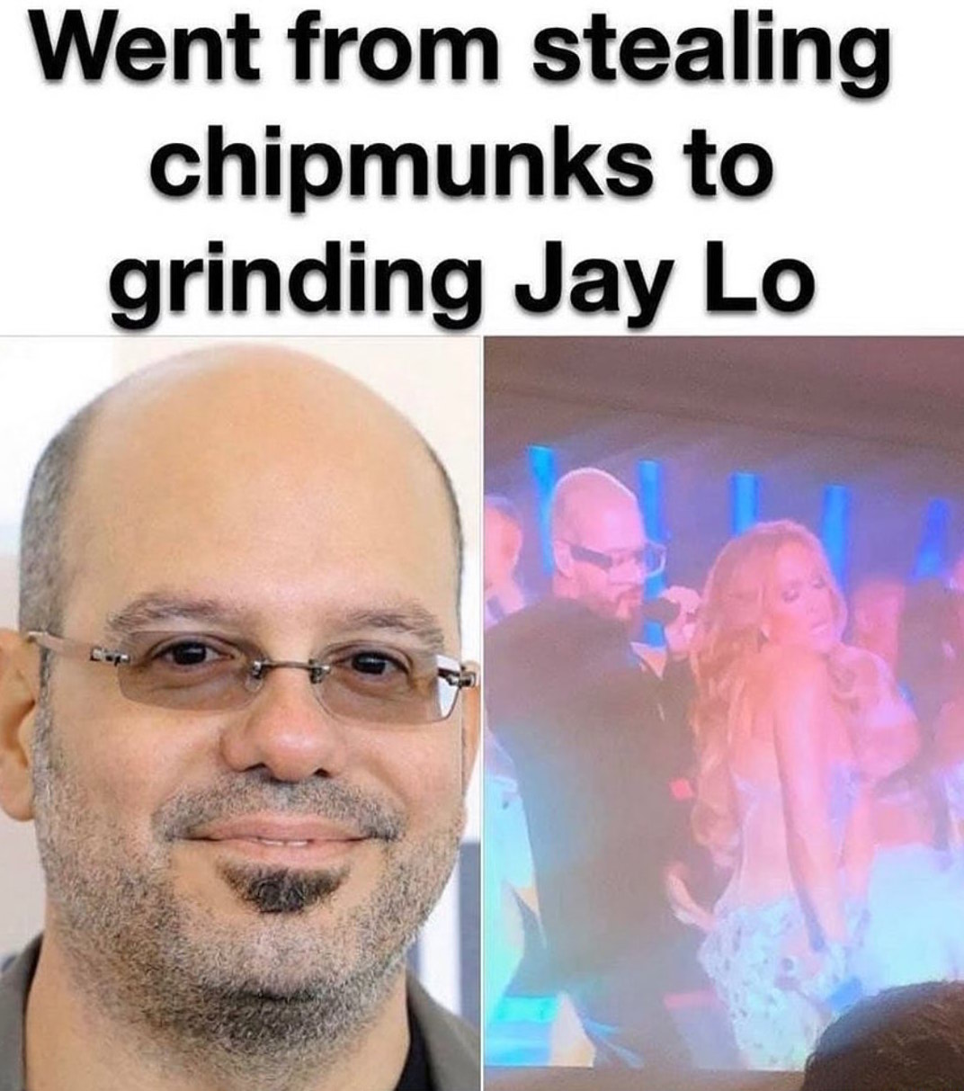 Went from stealing chipmunks to grinding Jay Lo