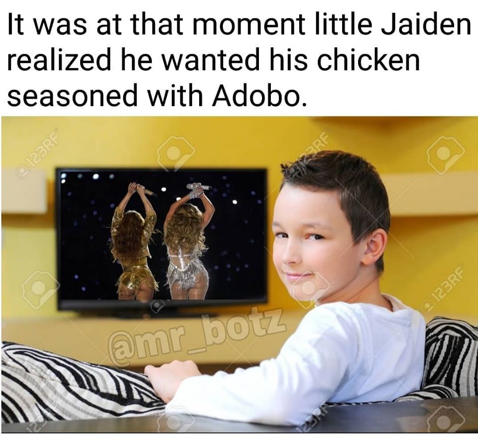 two men cartoon - It was at that moment little Jaiden realized he wanted his chicken seasoned with Adobo. 2 123RF 123RF botz