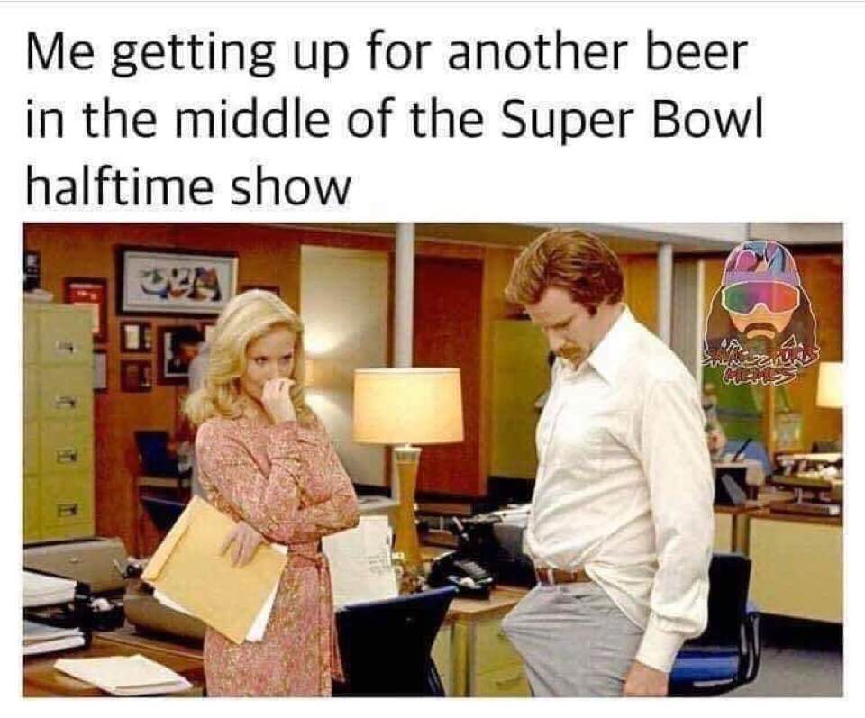 hardon boxers - Me getting up for another beer in the middle of the Super Bowl halftime show