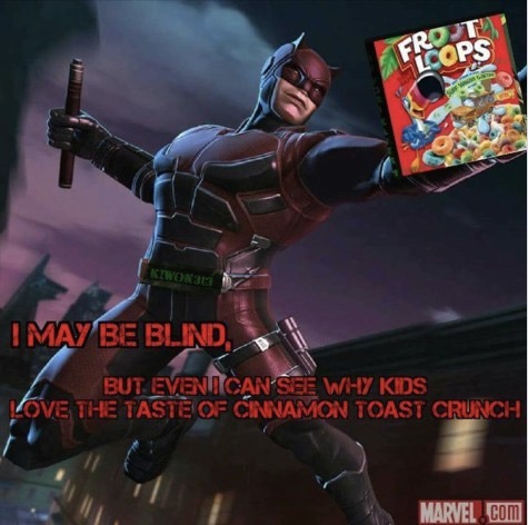 marvel contest of champions daredevil - Froops Keront I May Be Blind, But Evenincan See Why Kids Love The Taste Of Cinnamon Toast Crunch Marvel.com