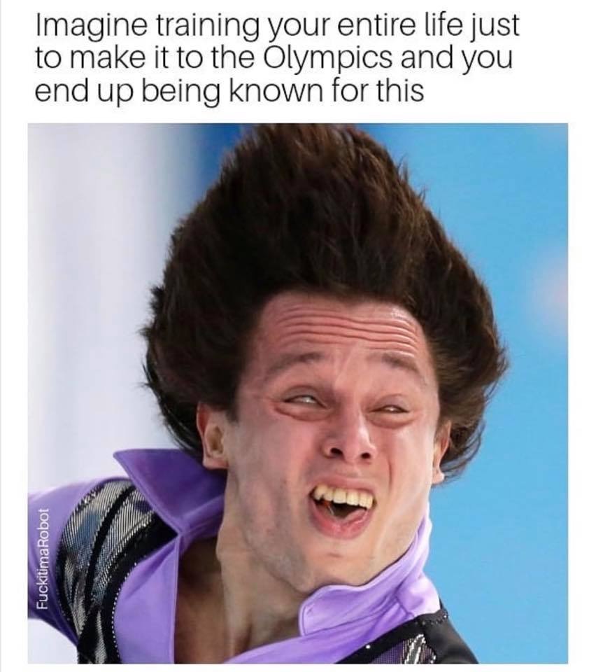 olympic face meme - Imagine training your entire life just to make it to the Olympics and you end up being known for this Fuckitima Robot