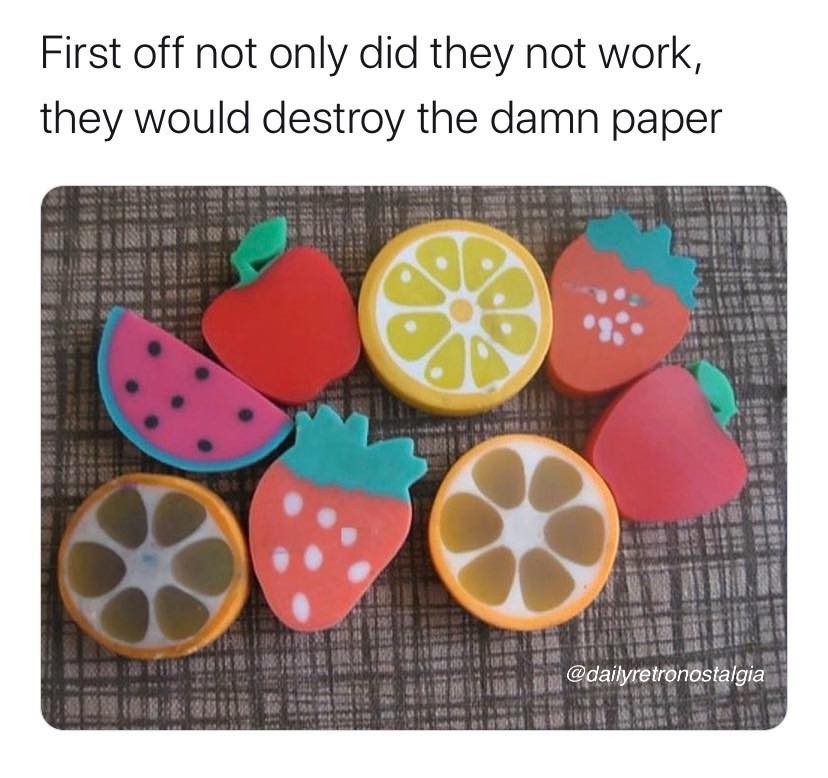 90s kids memories - First off not only did they not work, they would destroy the damn paper