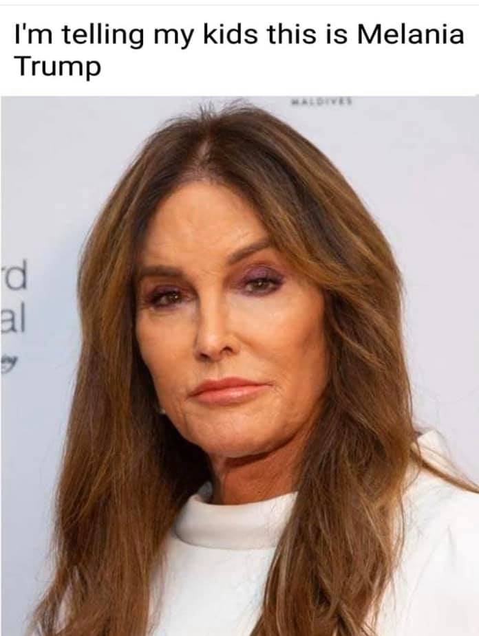caitlyn jenner - I'm telling my kids this is Melania Trump