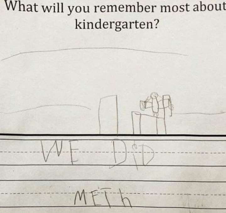 kids drawing in kindergarten memes - What will you remember most about kindergarten? Ved Meth