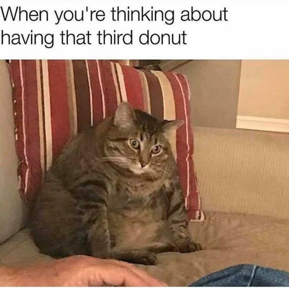 you re thinking about having that third donut - When you're thinking about having that third donut