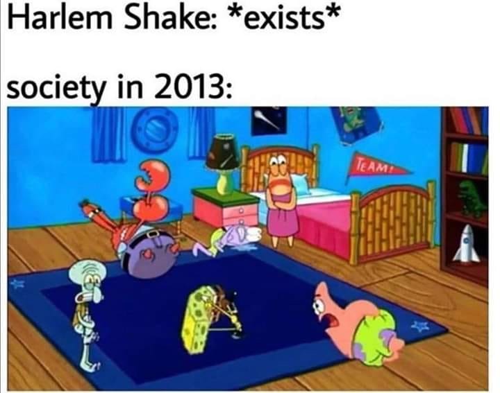 spongebob - Harlem Shake exists society in 2013 Ieami