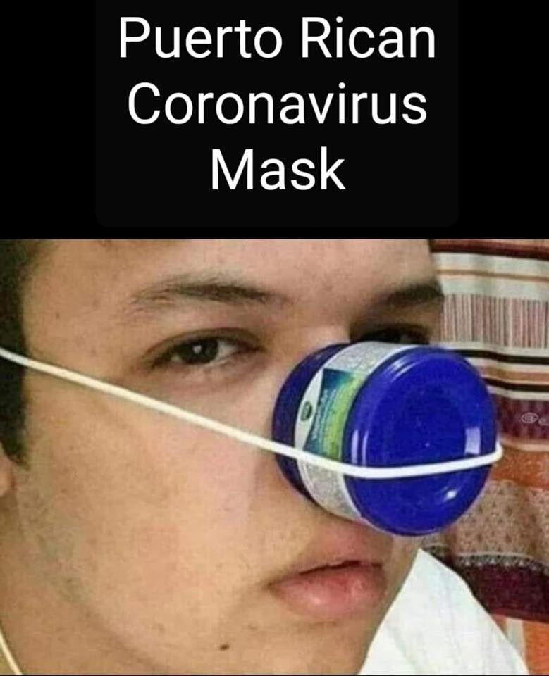 Puerto Rican Coronavirus Mask