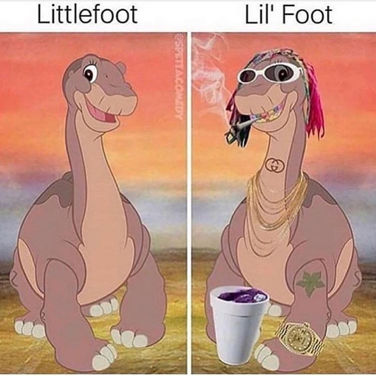 little foot lil foot meme - Littlefoot Lil' Foot
