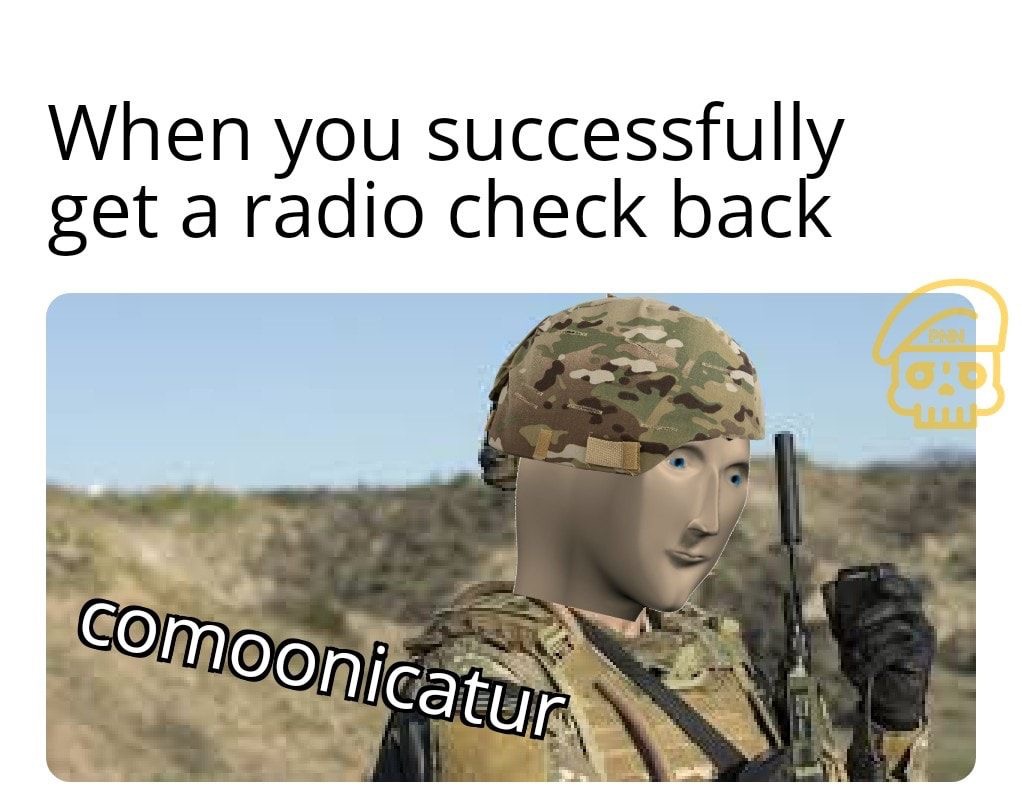 fh oow - When you successfully get a radio check back comoonicatur