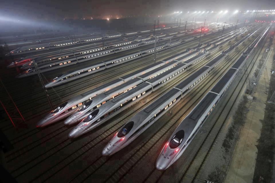 bullet trains in china