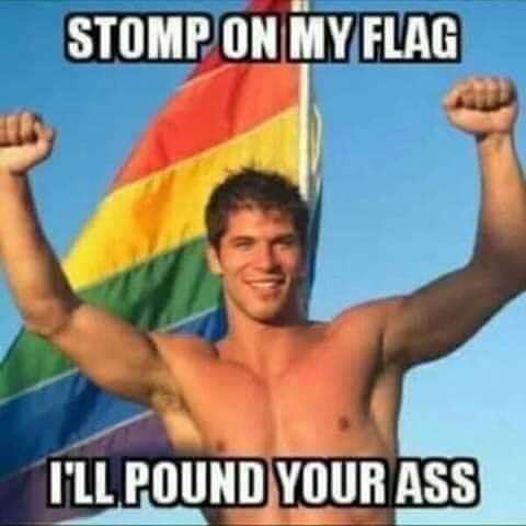 hot gay guys - Stomp On My Flag I'Ll Pound Your Ass