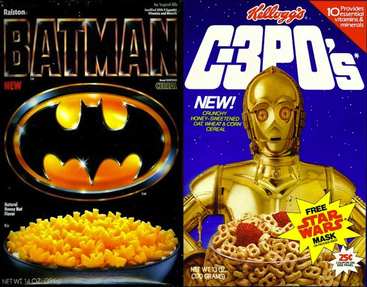 kellogg's star wars 80's - Ralston No Tropical Oils Tonified Wide 9 Essentie Vitamins and Minerals Kelionas Provides Dessential vitamins & minerals Batman Gepos Brand Sheitenes Cereal New! Crunchy HoneySweetened Oat Wheat & Corn Cereal Natural Honey Nut F