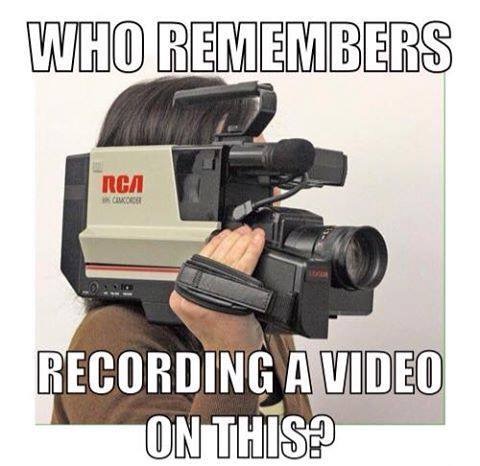 old video camera - Who Remembers Rca Coco Recording A Video On This?
