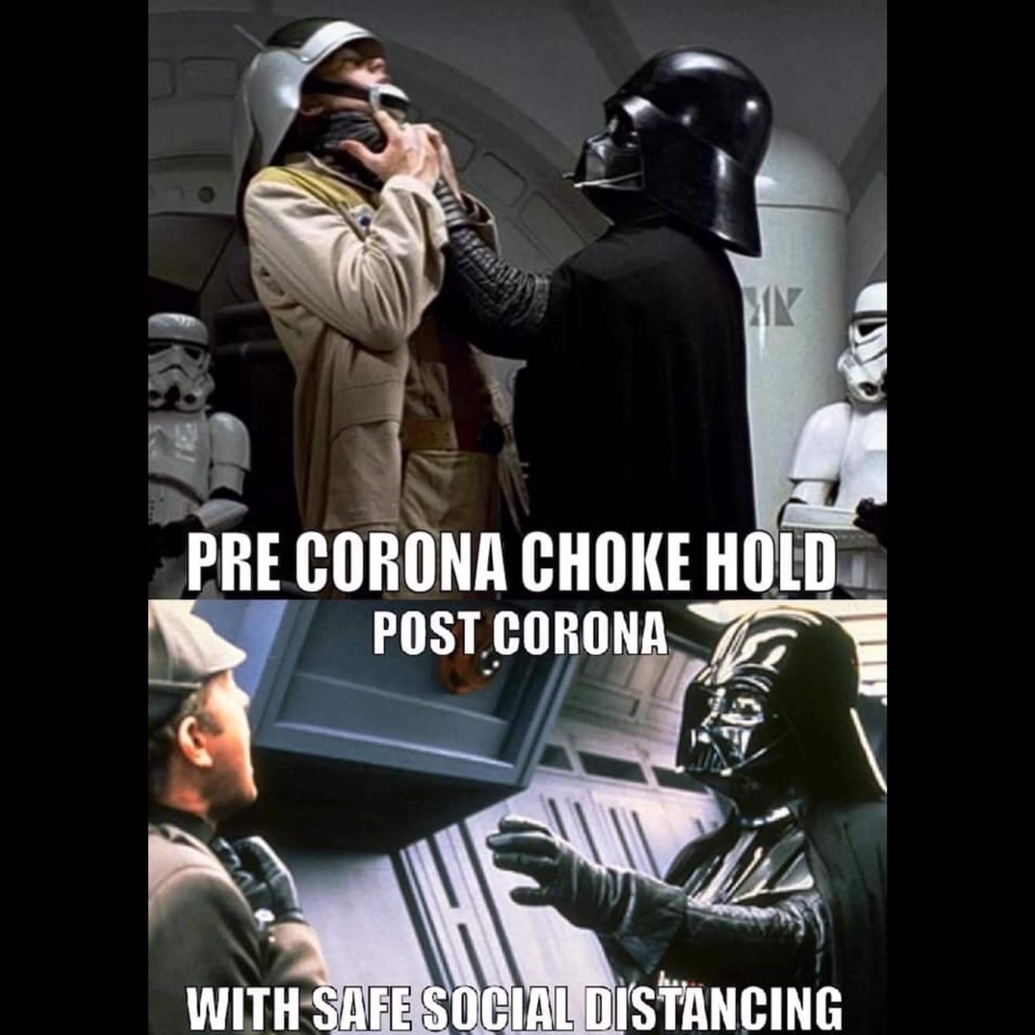 strong people don t put others down darth vader - Pre Corona Choke Hoid Post.Corona 10 With Safe Social Distancing