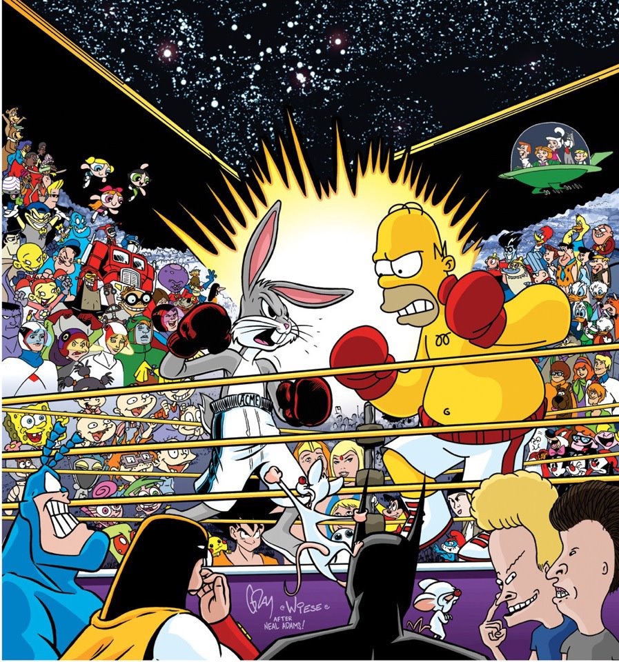 bugs bunny vs homer simpson - Maung Come 19 Ludo Seo Gam Wrese Uster Neal Adams!