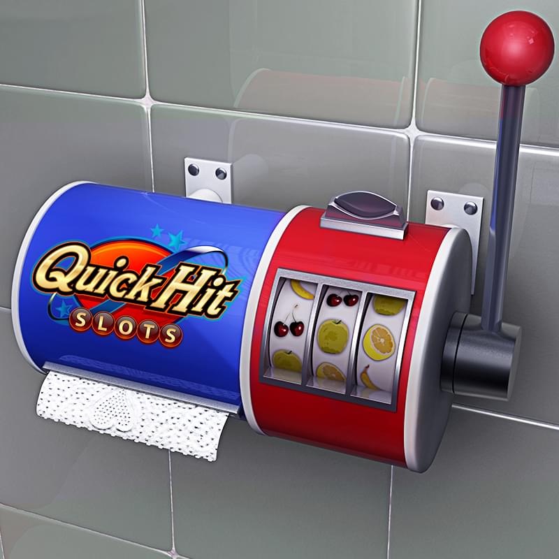slot machine funny - slot machine in bathroom dispensing toilet paper