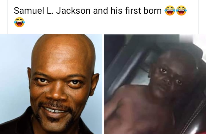samuel l jackson - Samuel L. Jackson and his first born
