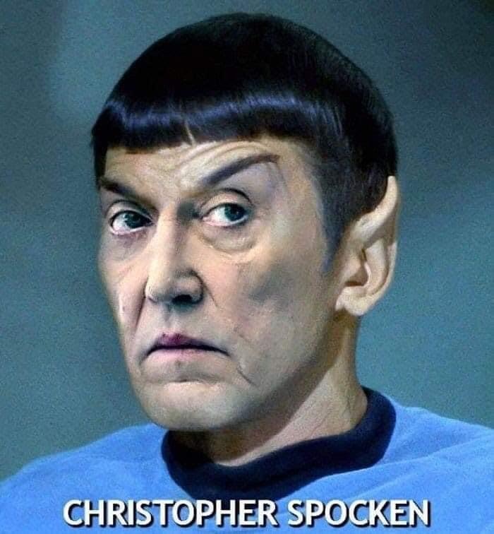 christopher hitchens spock star trek - Christopher Spocken