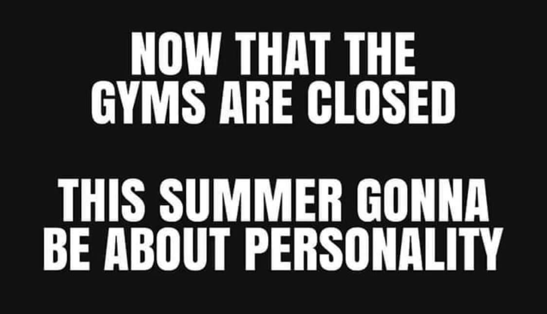 monochrome - Now That The Gyms Are Closed This Summer Gonna Be About Personality