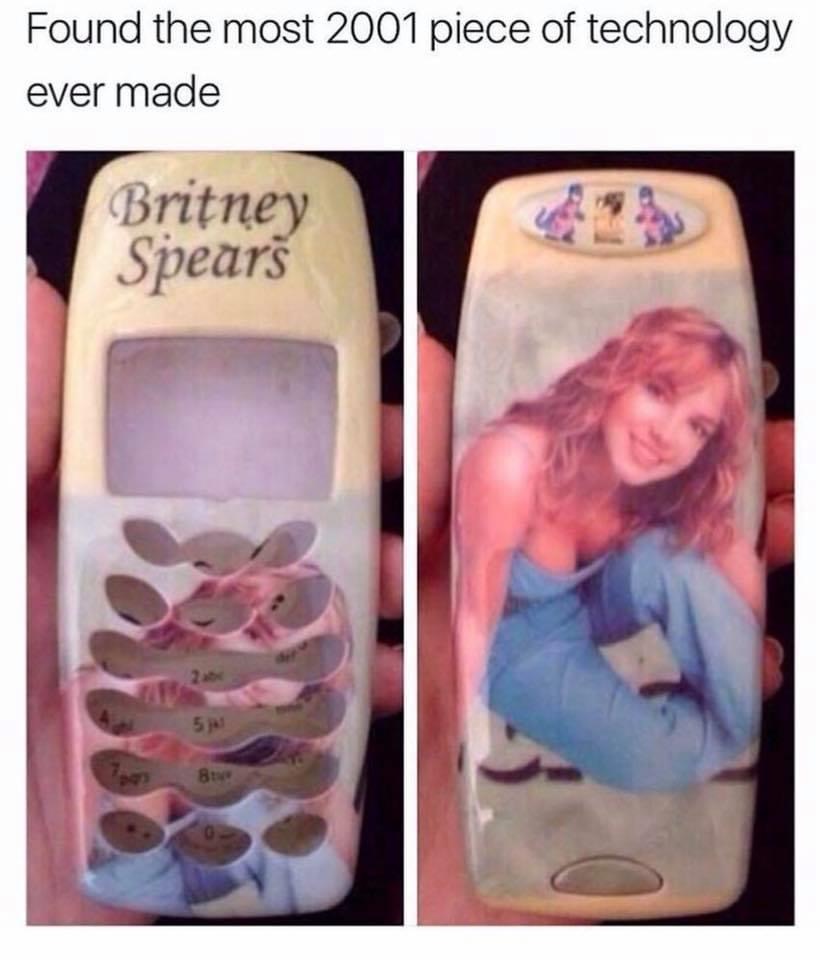 most 2001 piece of technology - Found the most 2001 piece of technology ever made Britney Spears 51