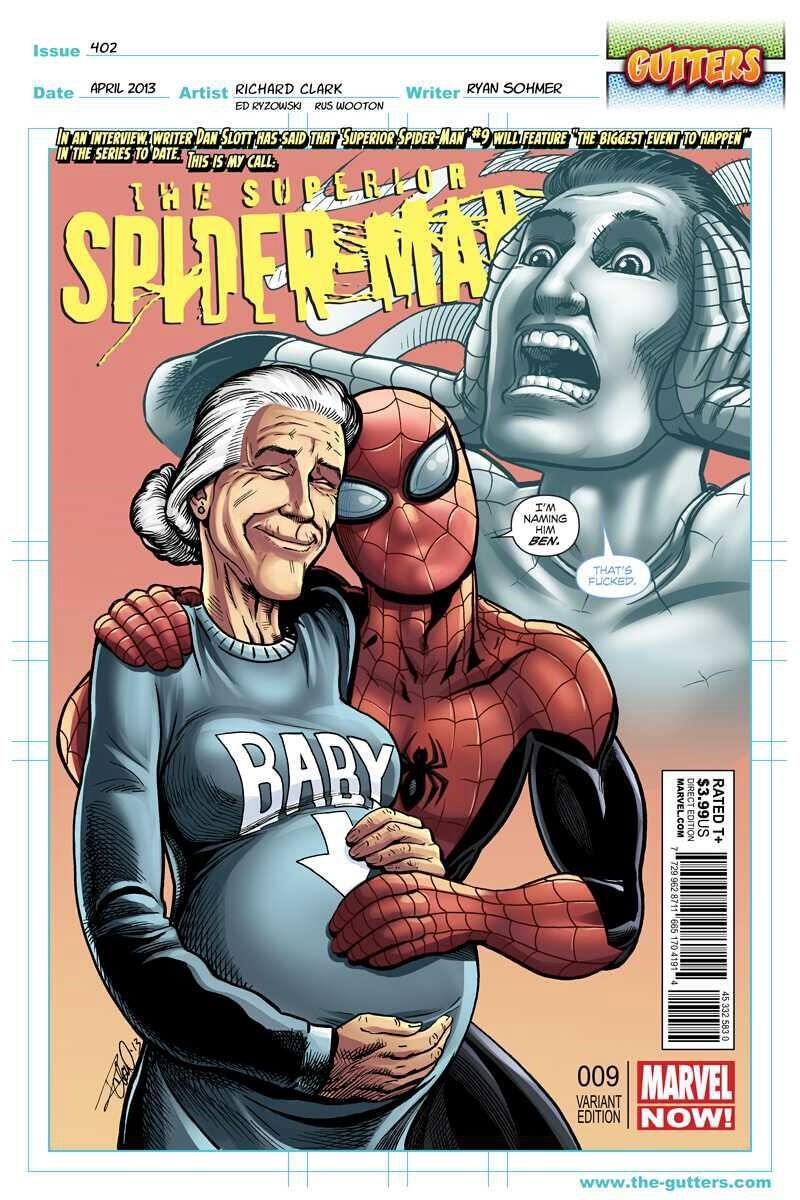 superhero - Issue 402 Writer Ryan Sohmer Date Artist Richard Clark Ed Ryzowski Rus Wooton In An Interview Writer Daw Slott Has Said That Superior SpiderMan In The Series To Date. This Is My Call 9 Will Feature "The Biggest Event To Happen The Superior Spi