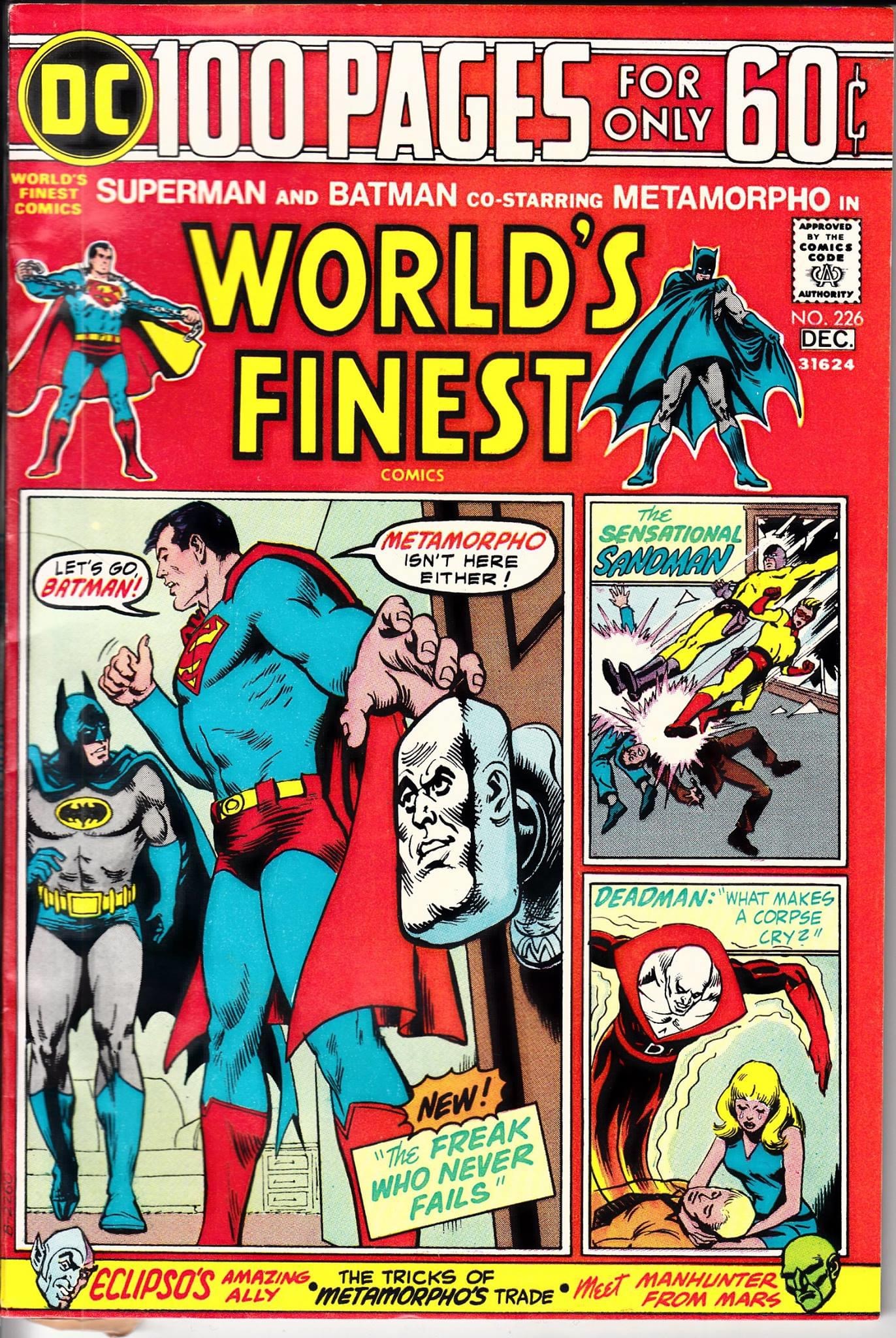 world's finest - Superman And Batman CoStarring Metamorpho In Oc 100 Pages.Co 60C World'S Finestlan Metamoroho Laman Wit Mos Coro New! Freak Who Never Fails Execursos Amazing Rems Trade Mt Man