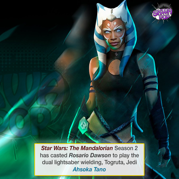 rosario dawson ahsoka tano - Star Wars The Mandalorian Season 2 has casted Rosario Dawson to play the dual lightsaber wielding, Togruta, Jedi Ahsoka Tano