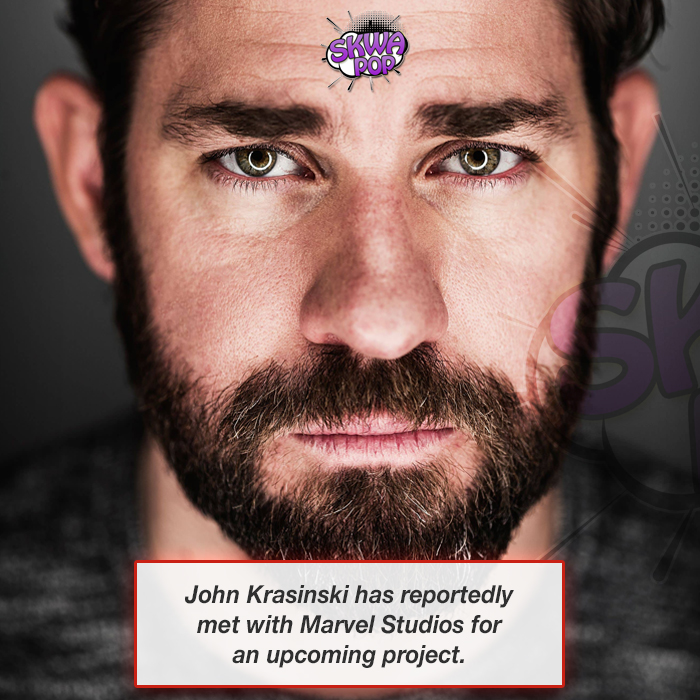 john krasinski - John Krasinski has reportedly met with Marvel Studios for an upcoming project.