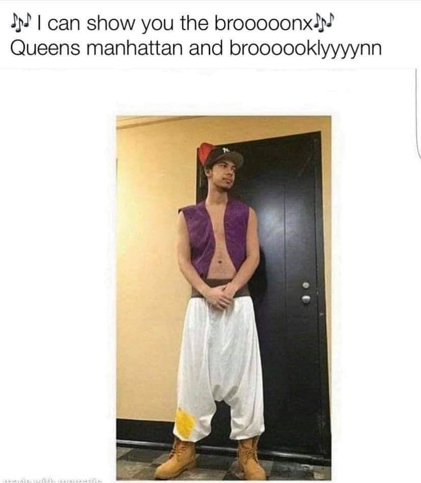 brown people halloween costume - dpd I can show you the brooooonxdsd Queens manhattan and broooooklyyyynn