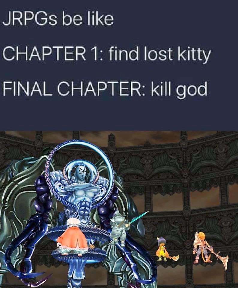 necron ff9 - JRPGs be Chapter 1 find lost kitty Final Chapter kill god Star