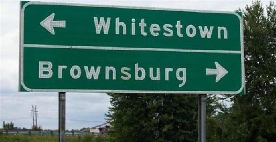 whitestown brownsburg sign - Whitestown Brownsburg