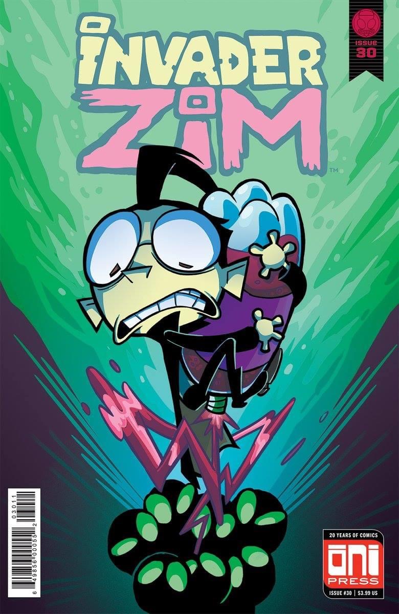 invader zim cover - Issue Invader Zam Tm 20 Years Of Comics Oni Press Issue $3.99 Us