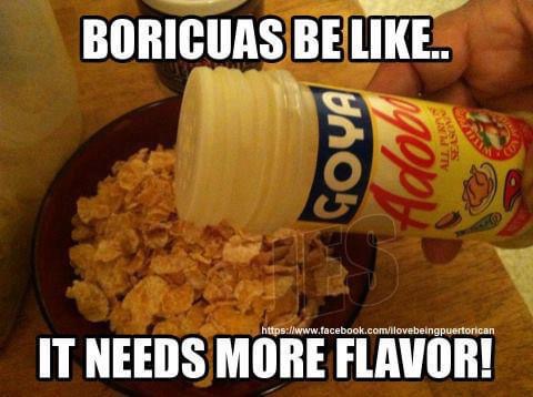 junk food - Os Boricuas Be .. Unob Adoll It Needs More Flavor!