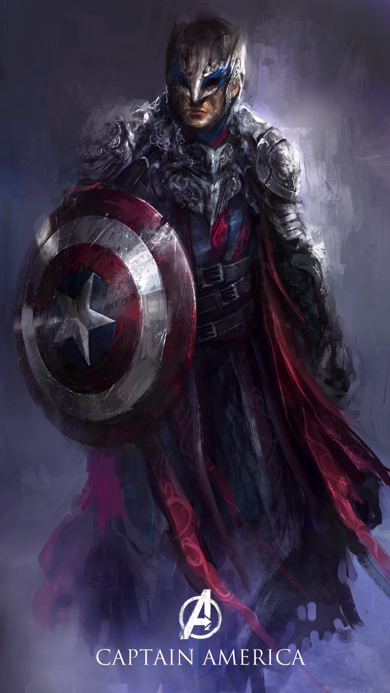 dark marvel characters - Captain America