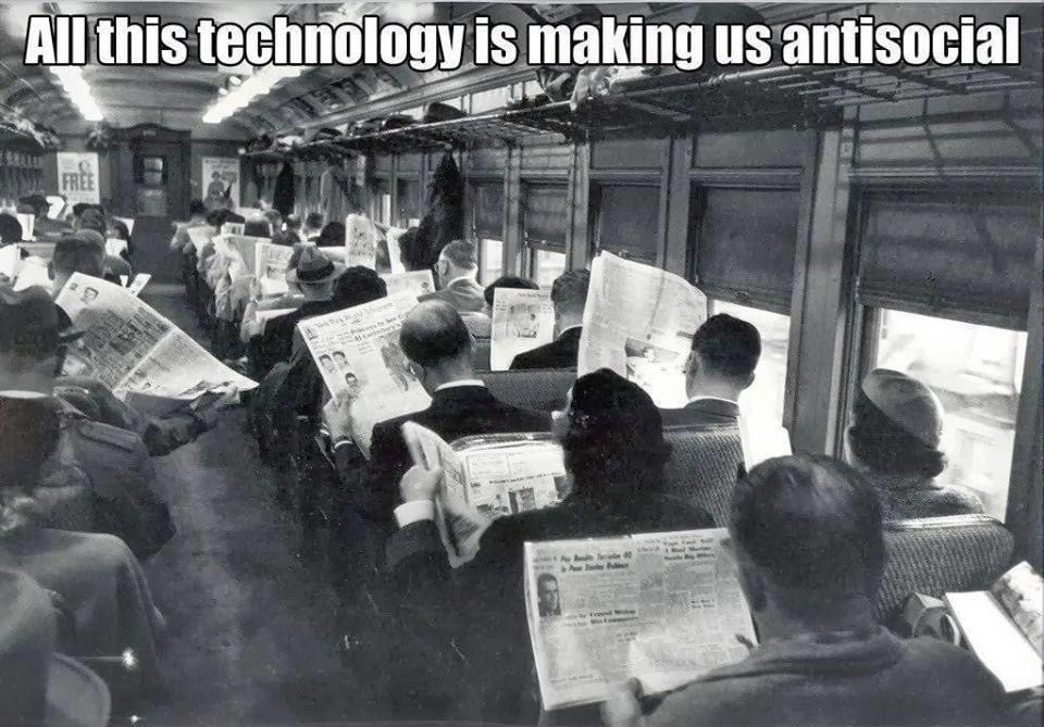 all this technology is making us antisocial - All this technology is making us antisocial Free