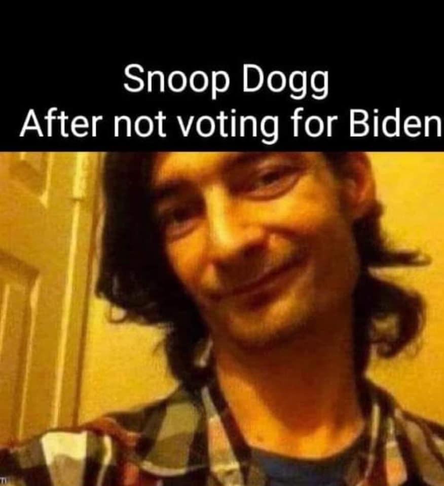 white snoop dogg - Snoop Dogg After not voting for Biden Ti
