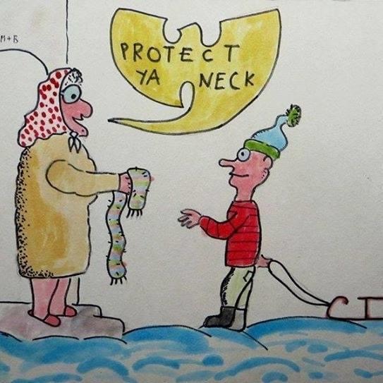 cartoon - MB Protect Ya Neck