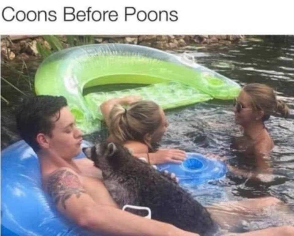 coons before poons - Coons Before Poons