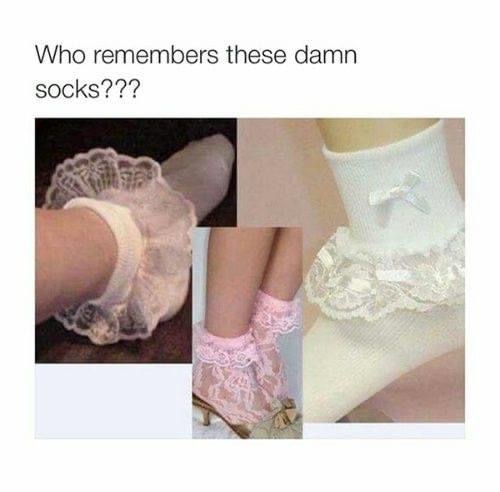 mexican girl socks - Who remembers these damn socks???